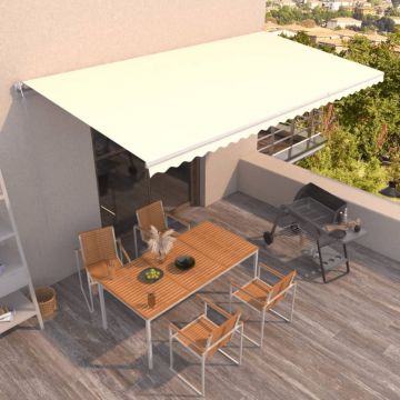 Gossi copertina retractabila automat, crem, 600x350 cm
