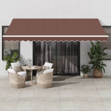 Gossi copertina retractabila automat, maro, 450x350 cm