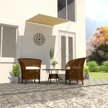 Gossi copertina retractabila, galben si alb, 100 x 150 cm
