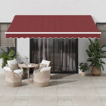 Gossi copertina retractabila manual, visiniu, 400x350 cm