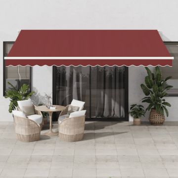 Gossi copertina retractabila manual, visiniu, 450x300 cm