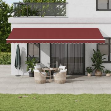 Gossi copertina retractabila manual, visiniu, 600x350 cm