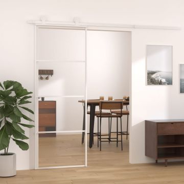 Gossi usa glisanta, alb, 76x205 cm, sticla esg si aluminiu