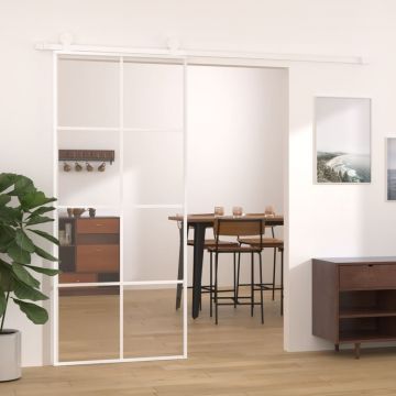 Gossi usa glisanta, alb, 90x205 cm, sticla esg si aluminiu