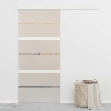 Gossi usa glisanta, argintiu, 90 x 205 cm, sticla esg si aluminiu