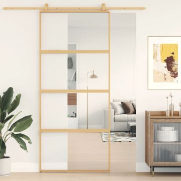 Gossi usa glisanta, auriu, 90x205 cm, sticla esg mata si aluminiu
