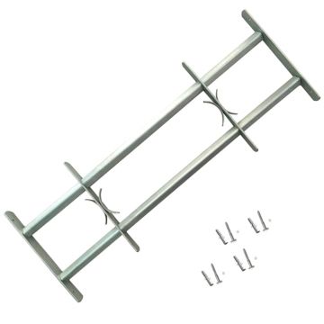Grilaj de siguranta pentru ferestre cu 2 bare transversale 700-1050 mm