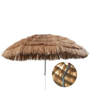 Hi umbrela de plaja hawaï, bej, 160 cm