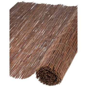 Nature paravan de gradina din salcie, 1 x 3 m, 10 mm gros.