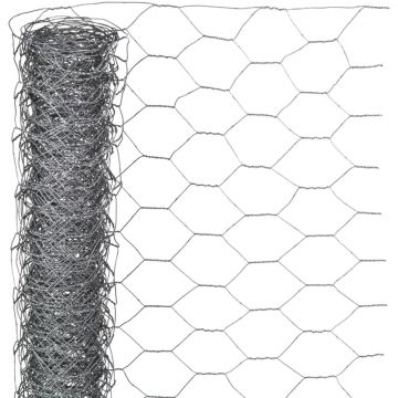 Nature plasa din sarma, 0,5 x 2,5 m, otel galvanizat, 25 mm, hexagonal