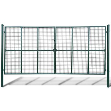 Poarta de gradina plasa, 415 x 225 cm / 400 x 175 cm