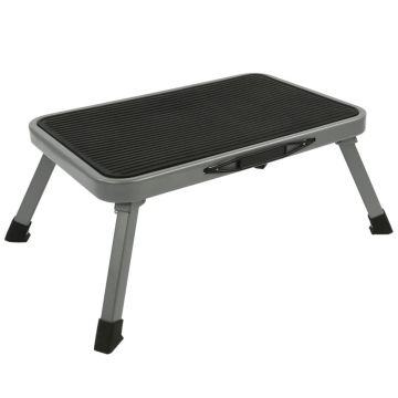 Proplus taburet cu o treapta pliabil, 150 kg, metal