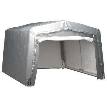 Gossi cort de depozitare, gri, 370x370 cm, otel