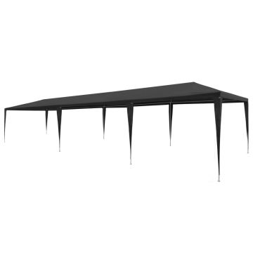 Gossi cort de petrecere, antracit, 3 x 9 m, pe