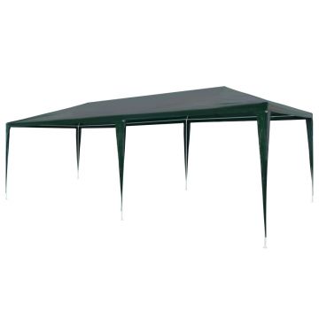 Gossi cort de petrecere, verde, 3 x 6 m, pe