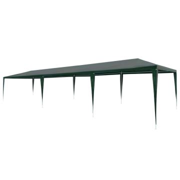 Gossi cort de petrecere, verde, 3 x 9 m, pe
