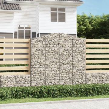 Gossi cos gabion arcuit 200x30x200/220 cm fier galvanizat