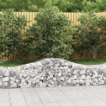 Gossi cosuri gabion arcuite 20 buc, 200x50x40/60 cm, fier galvanizat