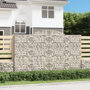 Gossi cosuri gabion arcuite 5 buc, 300x50x180/200 cm, fier galvanizat