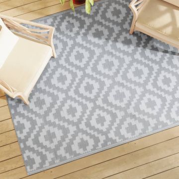 Gossi covor de exterior, arakil gri, 160x230 cm, pp