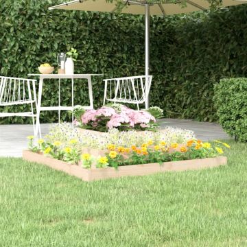 Gossi jardiniera, 110x110x27 cm, lemn masiv de pin