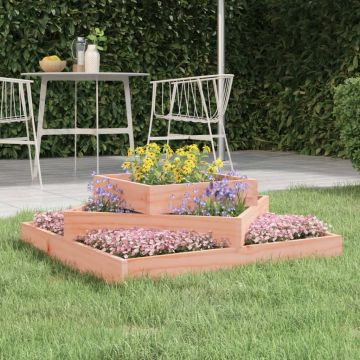 Gossi jardiniera, 83x83x27 cm, lemn masiv douglas