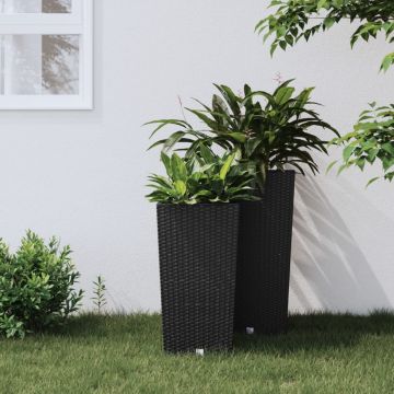 Gossi jardiniera cu interior detasabil antracit 11 / 26,5 l pp ratan