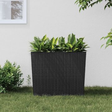 Gossi jardiniera cu interior detasabil, antracit, 12 / 44 l, pp ratan