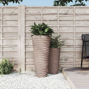 Gossi jardiniera cu interior detasabil, mocha, 18/45 l, pp canelat