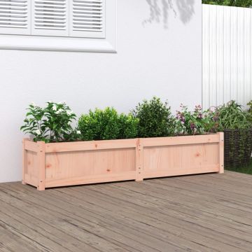 Gossi jardiniera de gradina, 150x31x31 cm, lemn masiv douglas