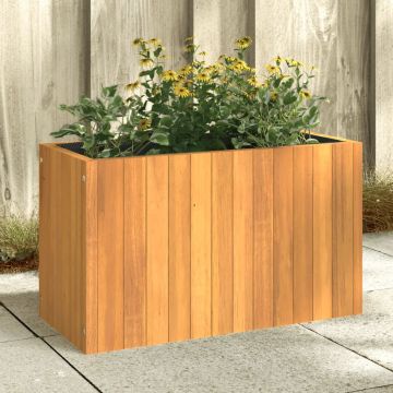 Gossi jardiniera de gradina, 59x27,5x35 cm, lemn masiv de acacia