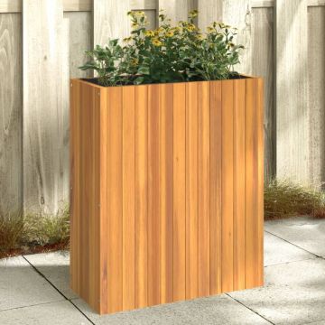 Gossi jardiniera de gradina, 59x27,5x70 cm, lemn masiv de acacia