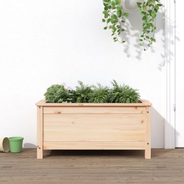 Gossi jardiniera de gradina, 82,5x40x39 cm, lemn masiv de pin