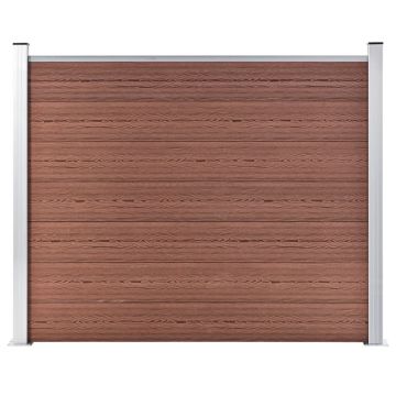 Gossi panou de gard, maro, 180 x 146 cm, wpc