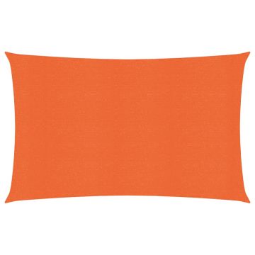 Gossi panza parasolar, portocaliu dreptunghiular 5x7 m hdpe 160 g/m2