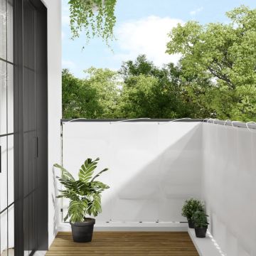 Gossi paravan de balcon, alb, 120x1000 cm, 100% poliester oxford
