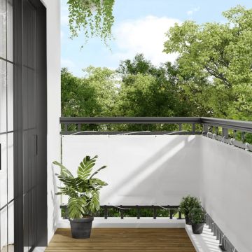 Gossi paravan de balcon, alb, 75x1000 cm, 100% poliester oxford