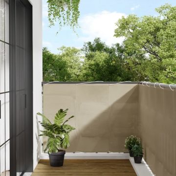 Gossi paravan de balcon, bej, 120x700 cm, 100% poliester oxford