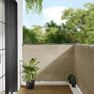 Gossi paravan de balcon, bej, 120x800 cm, 100% poliester oxford