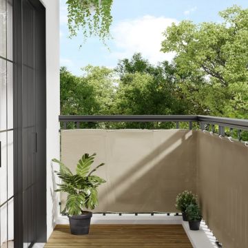 Gossi paravan de balcon, bej, 90x1000 cm, 100% poliester oxford