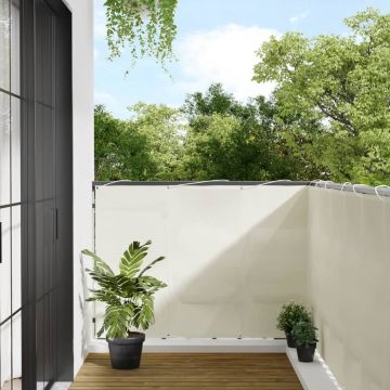 Gossi paravan de balcon, crem, 120x700 cm, 100% poliester oxford