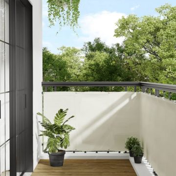Gossi paravan de balcon, crem, 90x700 cm, 100% poliester oxford