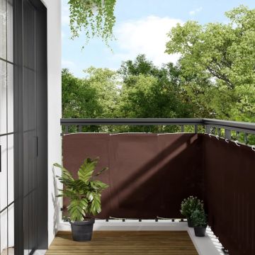 Gossi paravan de balcon, maro, 90x800 cm, 100% poliester oxford