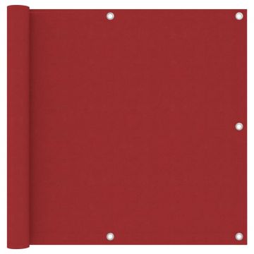 Gossi paravan de balcon, rosu, 90 x 400 cm, tesatura oxford