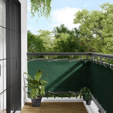 Gossi paravan de balcon verde inchis 75x800 cm 100% poliester oxford