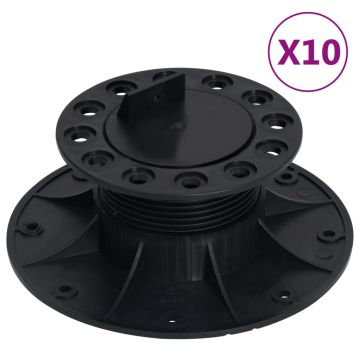 Gossi picioare pentru podea reglabile, 10 buc., 60-88 mm