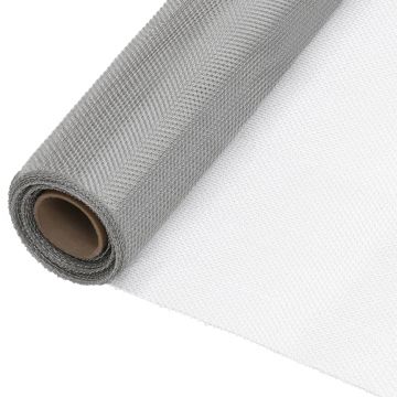 Gossi plasa de sarma, argintiu, 112x500 cm, otel inoxidabil