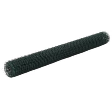 Gossi plasa de sarma gaini, verde, 25 x 1,5 m, otel cu invelis pvc