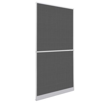 Gossi plasa insecte cu balamale pentru usi, alb, 100 x 215 cm