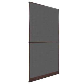 Gossi plasa insecte cu balamale pentru usi, maro, 120 x 240 cm